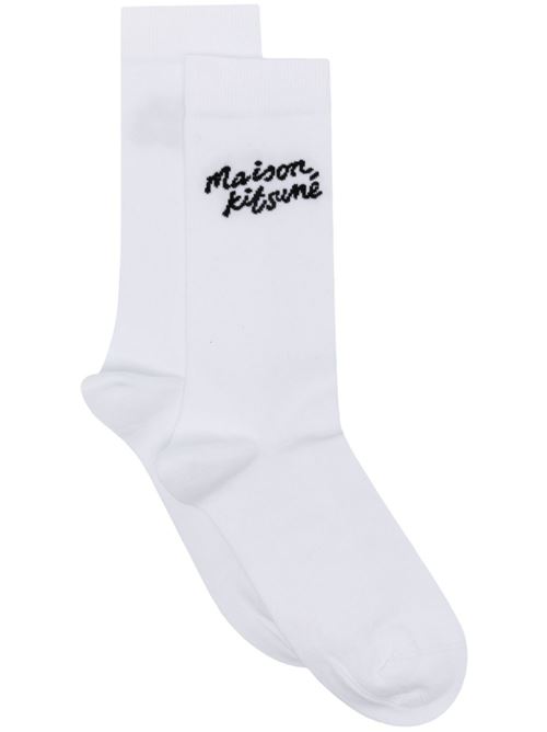 Calzini bianco Maison Kitsuné | MM06424KT0014P100